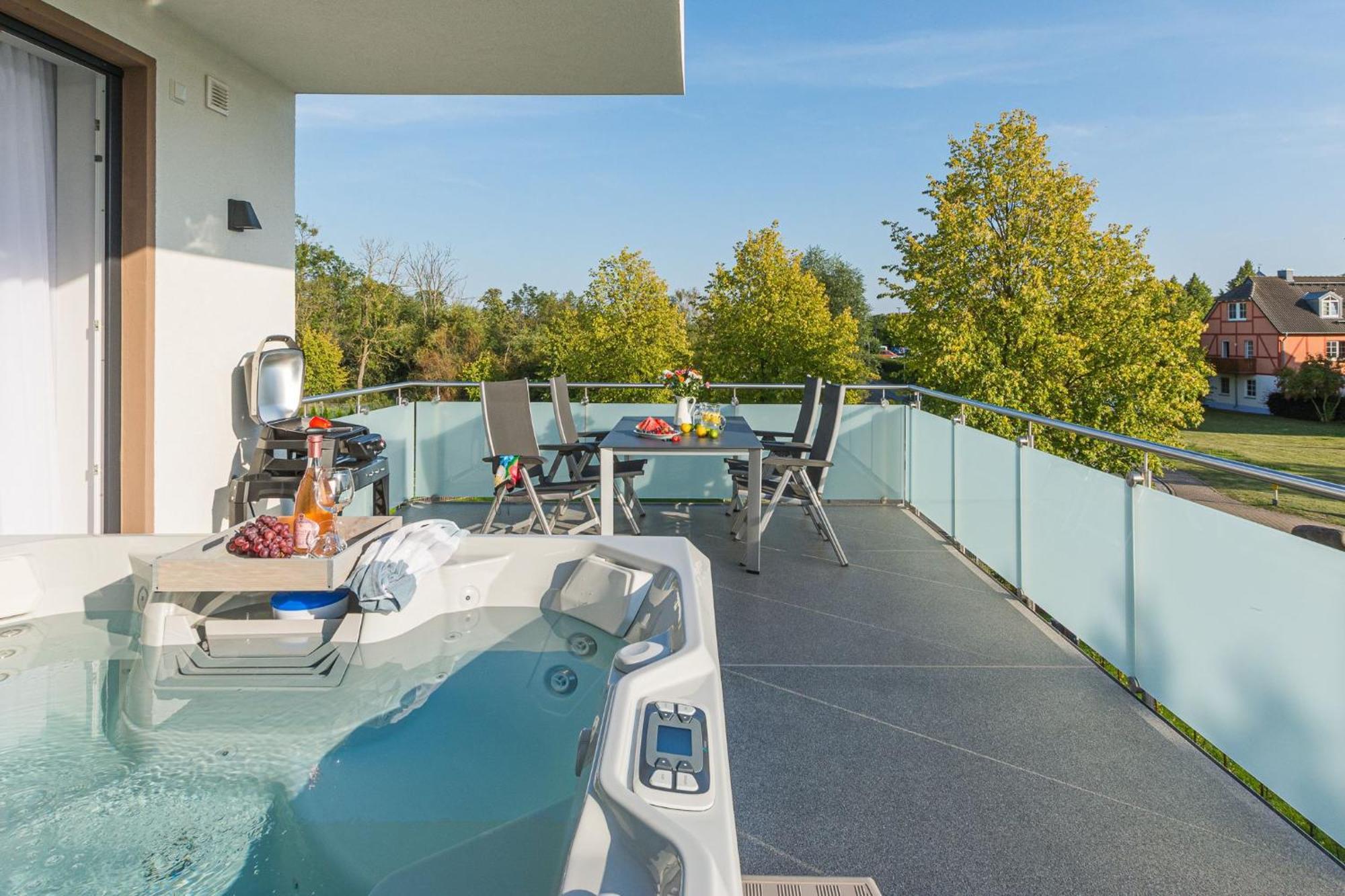 Luxus_Spa_Og_Fewo Quartier 4 _We 4_ Göhren-Lebbin Buitenkant foto